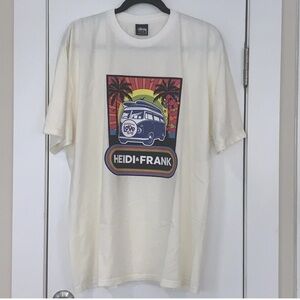 NWOT Stussy Heidi & Frank California Love Drop Short Sleeve T-Shirt XL